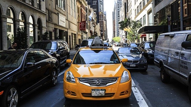 taxi jaune américain